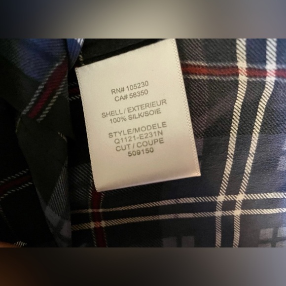 Equipment Femme Silk Blue Plaid Button-Blouse Size X-Small - Picture 4 of 6